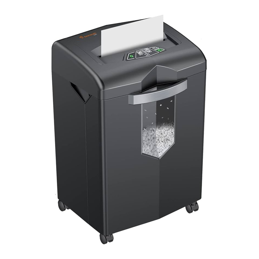 User Manuals: Bonsaii C144-E Cut Paper Shredder