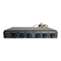 Sony XEC-505 Service Manual