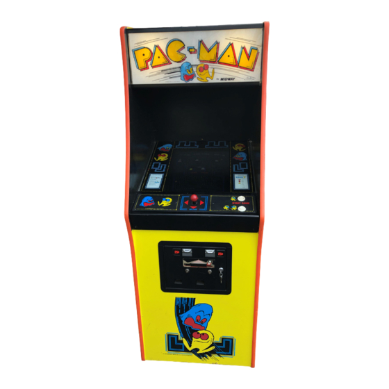 Bally MIDWAY PAC-MAC 933 Parts And Operating Manual