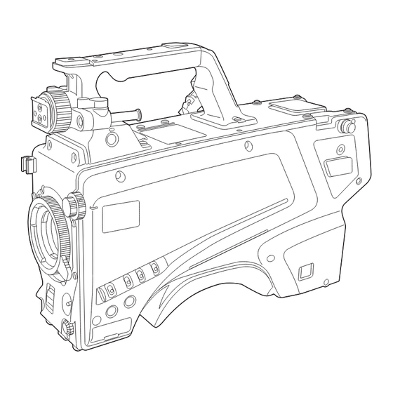 Panasonic AK-UC3000GS 4K Studio Camera Manuals
