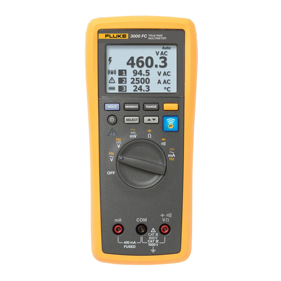 Fluke 3000 FC Quick Reference Manual