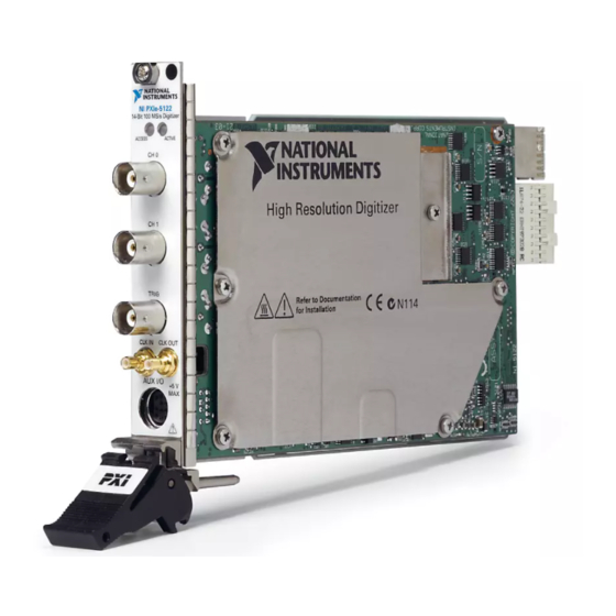 National Instruments NI PXI-5122 Calibration Procedure