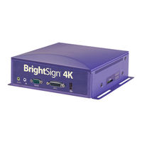 BrightSign 4K Series Hardware Manual