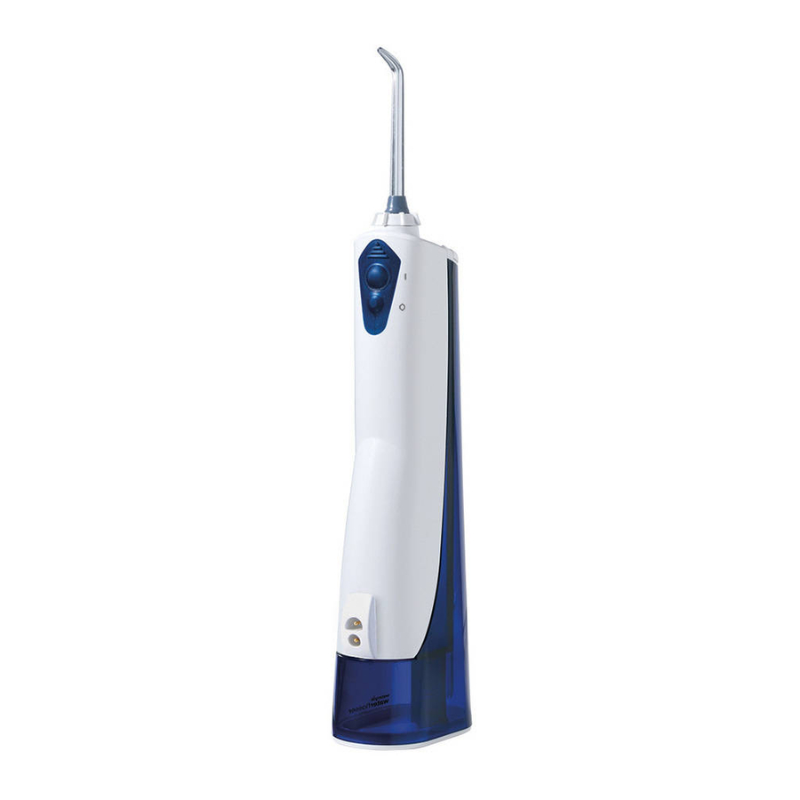 Waterpik Water Flosser WP-360 / WP-365 Manual