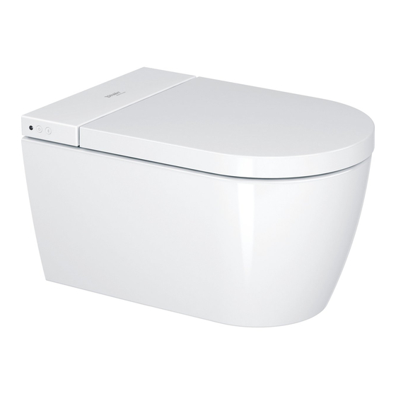 DURAVIT SensoWash Starck f Plus Operating Instructions Manual