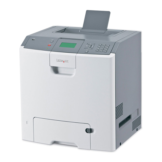 Lexmark C734DN Quick Reference