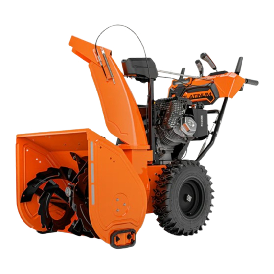 Ariens Sno-Thro Platinum 24 SHO EFI CE Operator's Manual
