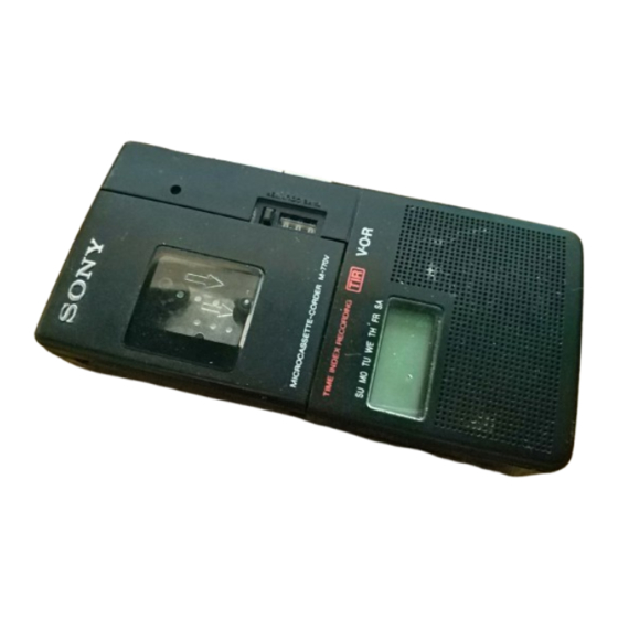 Sony M-770V Service Manual