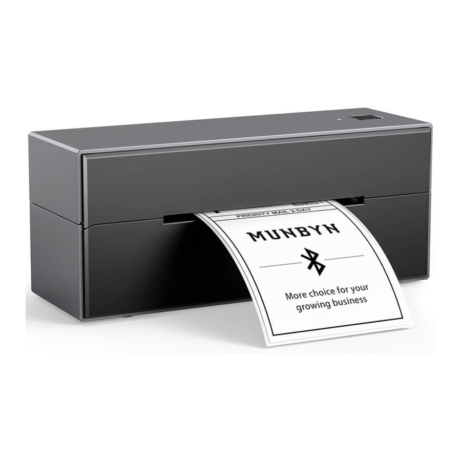 MUNBYN ITPP129S - Printer Manual