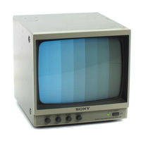 Sony SSM-930 Operating Instructions Manual