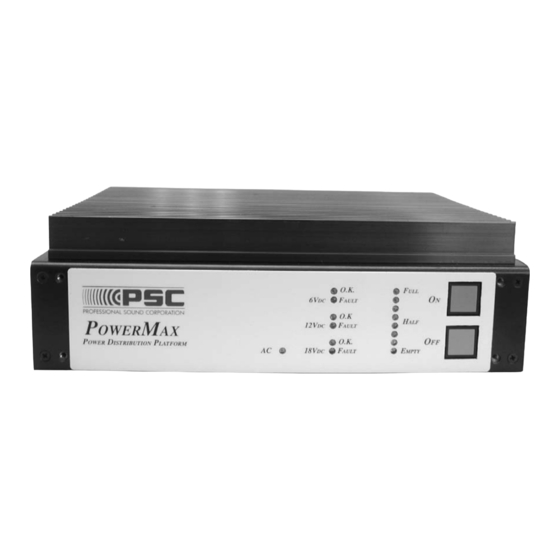 PSC PowerMax Operation Manual