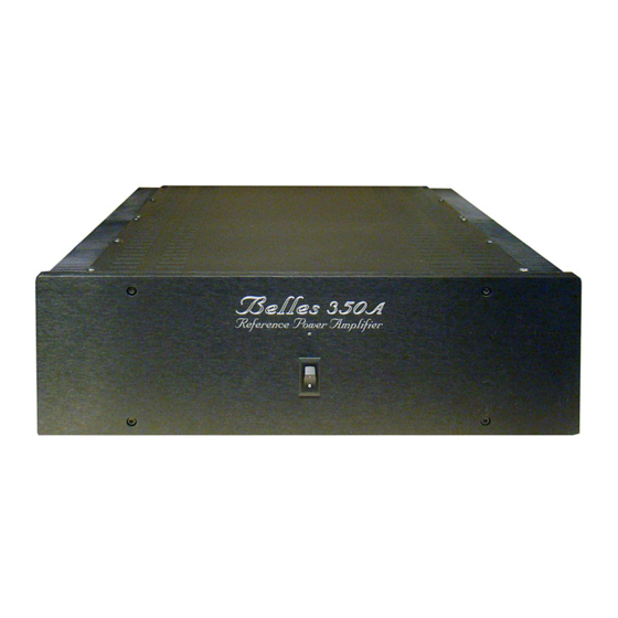 Power Modules Belles 350A Reference Instruction Manual