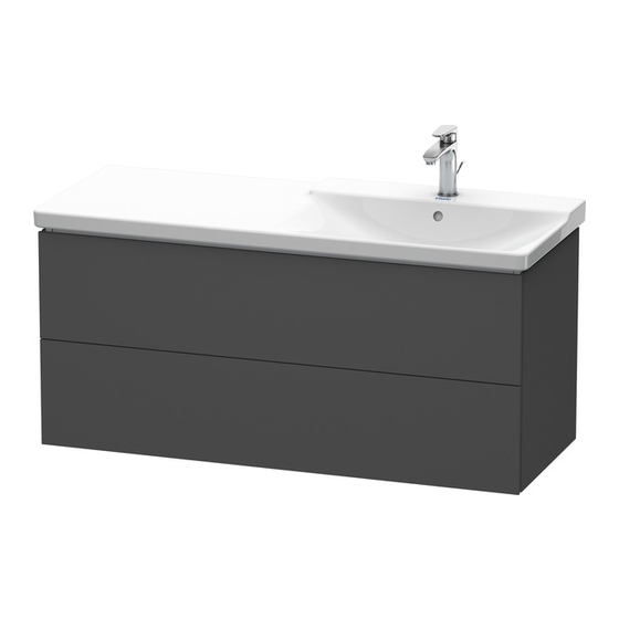 DURAVIT L-Cube LC 6255 Mounting Instructions