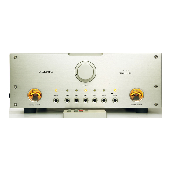 ALLNIC AUDIO L-3000 Owner's Manual