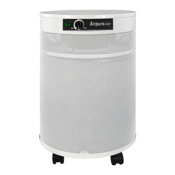 Airpura G600 Operating & Filter Replacement Directions