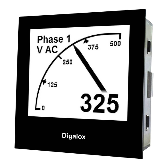 TDE Instruments Digalox DPM72-MPPV Instruction Manual