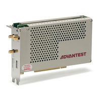 Advantest R3755 Series Operation Manual