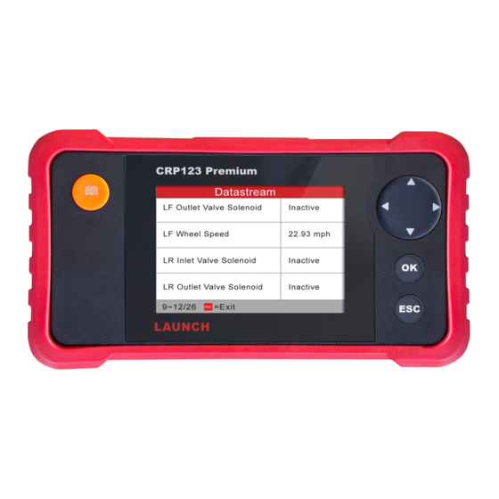 LAUNCH TECH Premium CRP123 Manual