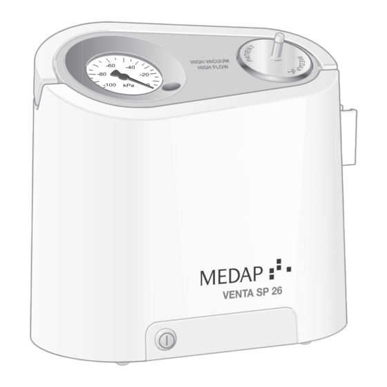 MEDAP VENTA SP 26 Operating Instructions Manual