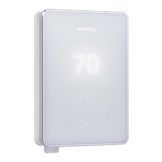 Warmup Terra WSC-1021 Manual