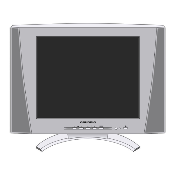 Grundig AMIRA 38 LCD 38-9410 TOP Service Manual