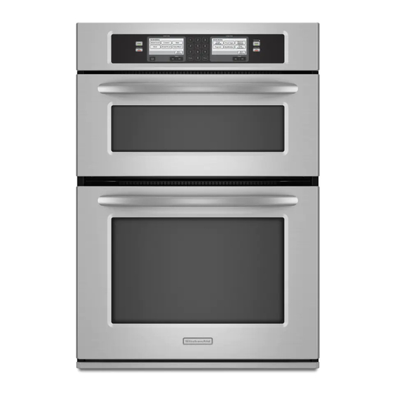KitchenAid KEHU309SSS - 30" Microwave Combination Oven Use And Care Manual