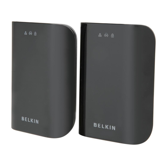 Belkin Gigabit Powerline HD Networking Adapter User Manual
