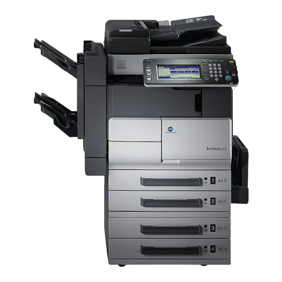 Konica Minolta bizhub 500 User Manual