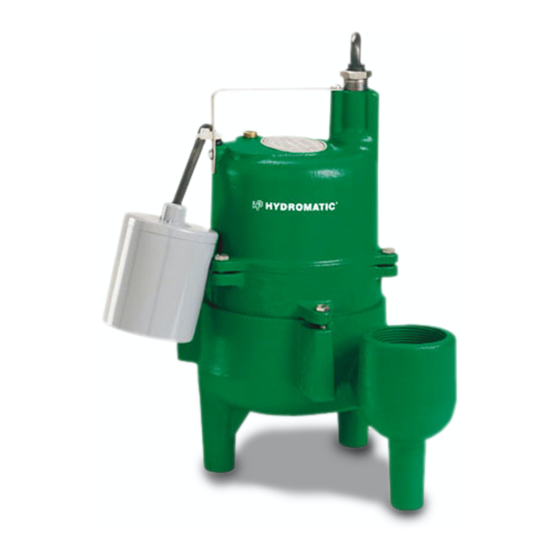 Hydromatic SKV40 Installation And Operation Manual And Parts