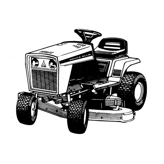Deutz-Allis 613 Special Operator's Manual