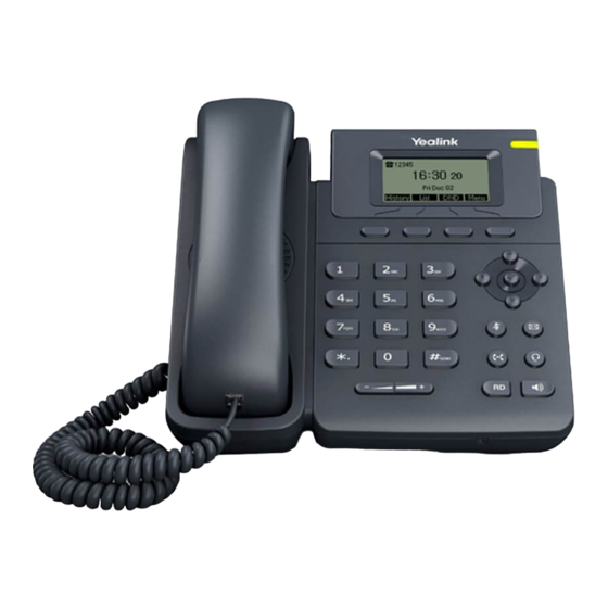 Yealink SIP-T19 E2 Quick Start Manual