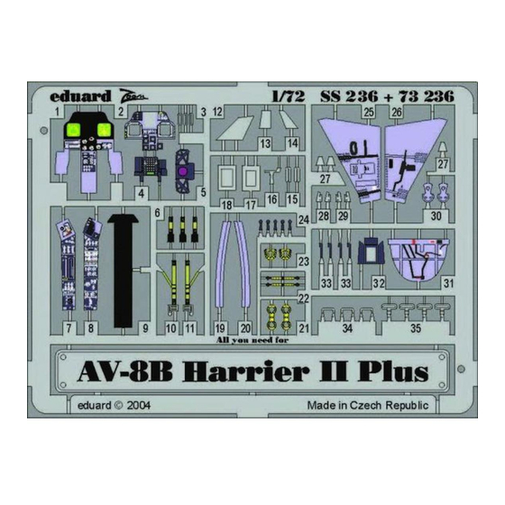 Eduard ZOOM SS236 Instruction Sheet