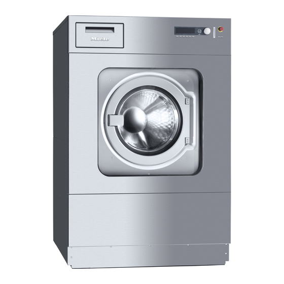 Miele professional PW 6101 Manual