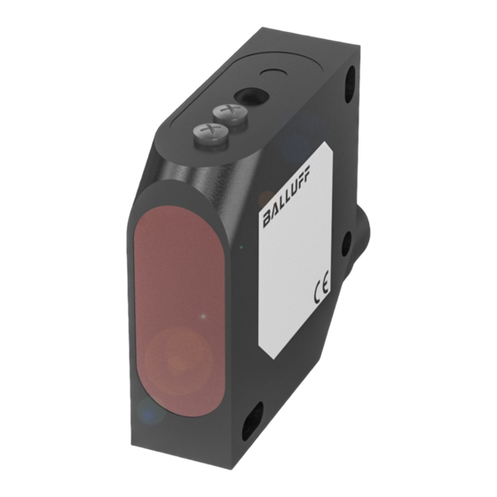 Balluff BOD 26K Series Mounting And Operating Instructions