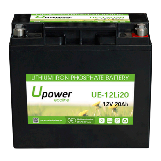 UPOWER Ecoline UE-12Li20 Manual