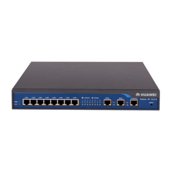 Huawei Quidway AR18-21 Product Overview
