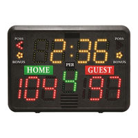 Varsity Scoreboards Sportable Scoreboards LED4 Operating Instructions Manual