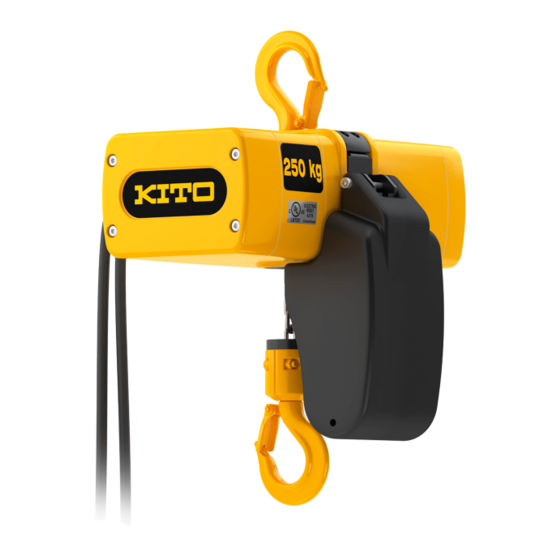 KITO HARRINGTON EM Series Owner's Manual