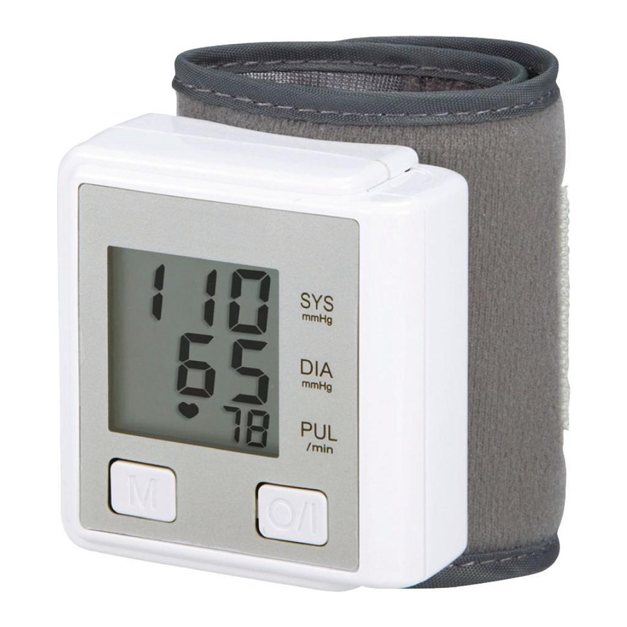 Alecto ACB-50 - Blood Pressure Monitor Manual