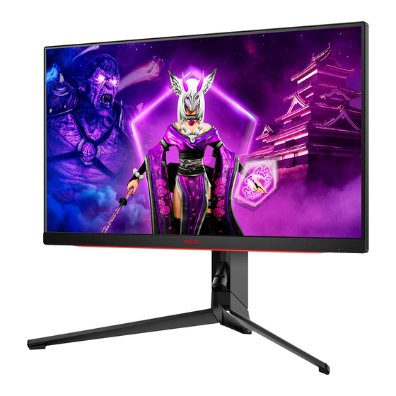 AOC AGON PRO AG274QZM Manuals