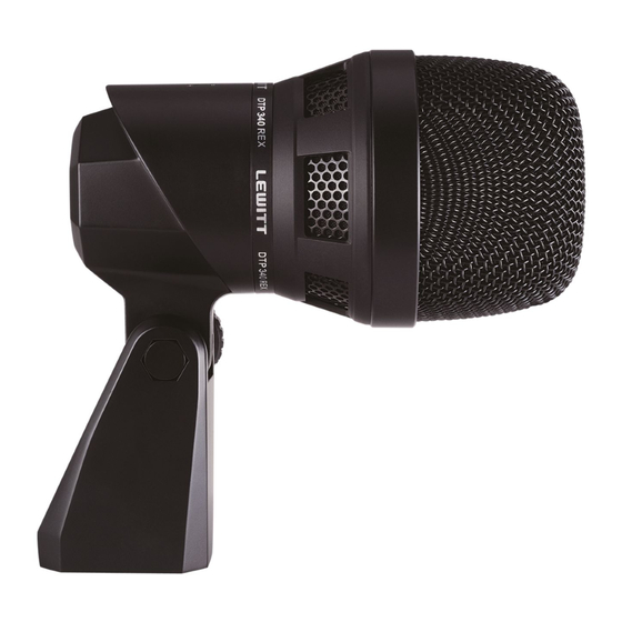 Lewitt DTP 340 REX Operating Manual