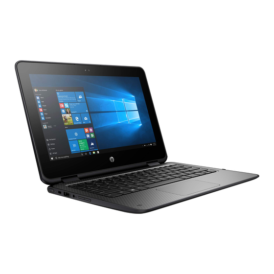 HP ProBook x360 11 G1 Maintenance And Service Manual