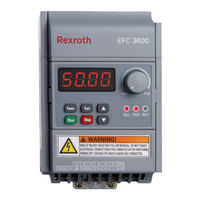 Bosch Rexroth EFC 3600 Operating Instructions Manual