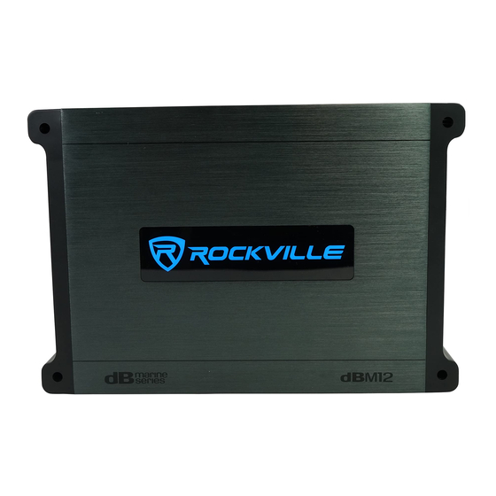 Rockville DB Marine Series Owner's Manual