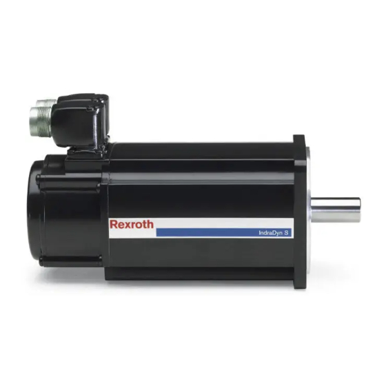 Bosch Rexroth MSK Series Instructions Manual