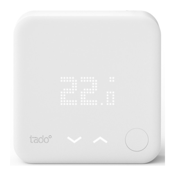 tado° Smart Thermostat User Manual