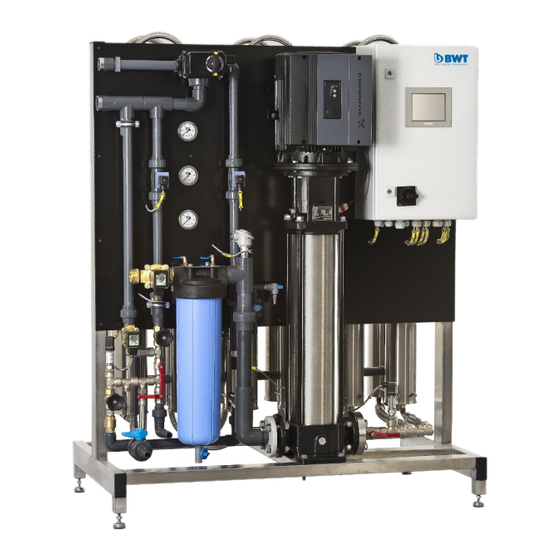 BWT PERMAQ PRO 2500 Series Installation And Operating Manual