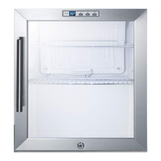 Summit SCR215LBI Instruction Manual