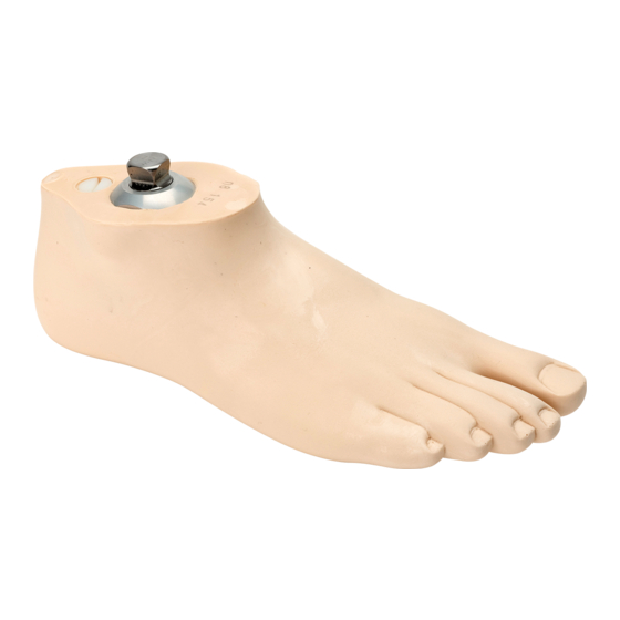 Blatchford SuperSACH Instructions For Use Manual