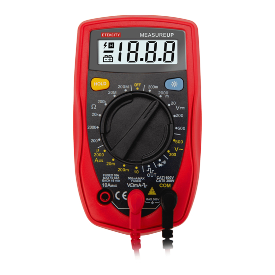 ETEKCITY MSR-R500 Manual